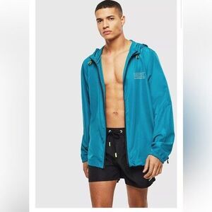 Limited Edition Diesel Beachwear FD Windy Windbreaker; Small (oversized), NWOT